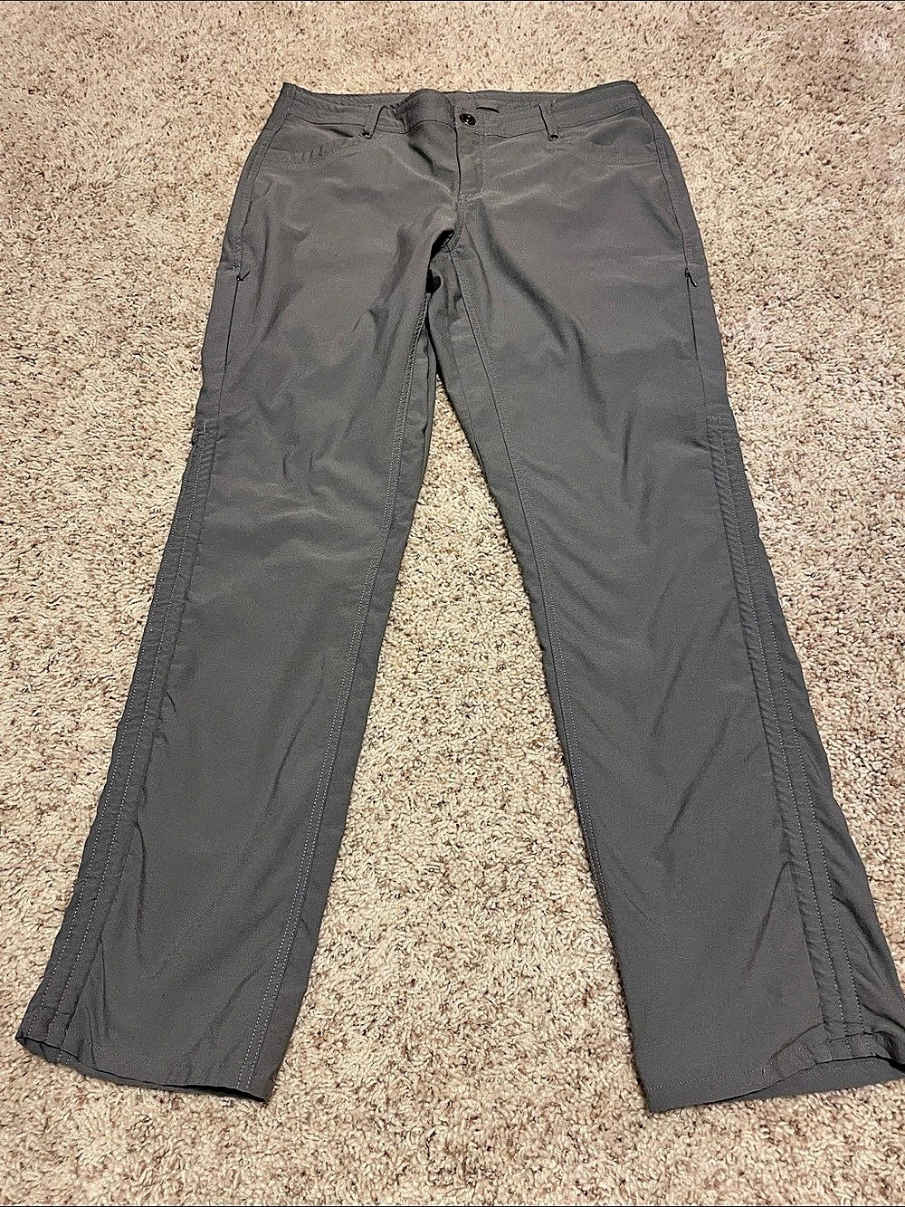 Kuhl Freeflex Roll-Up Gray Pants Size 12